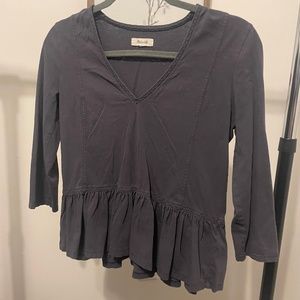 Madewell Peplum Top